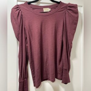 Nation LTD Romy Long Sleeve Top size M